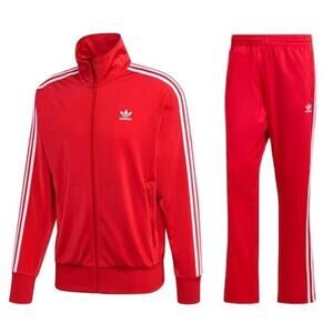 Adidas Originals Firebird Track Suit Jacket & Pants RED  Men’s Size XL